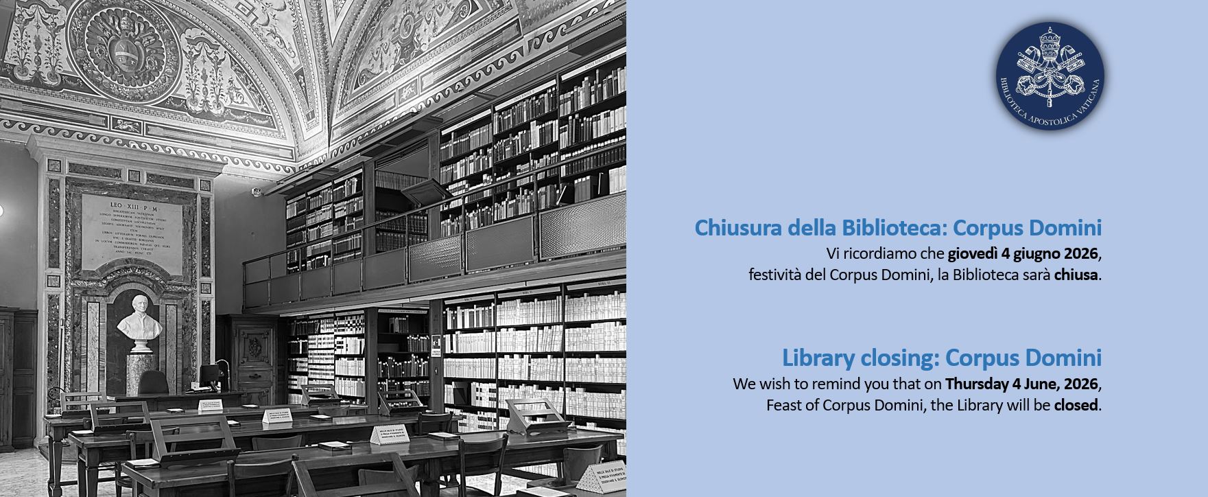 AVVISO AGLI STUDIOSI
